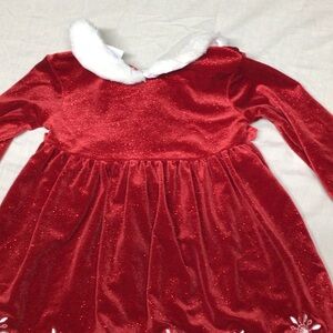 Blueberi Boulevard Red Velvet Kids Formal Dress